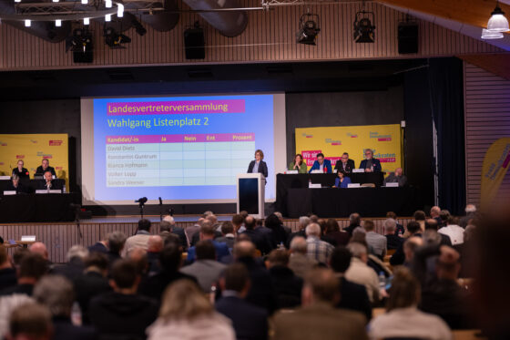 FDP state representatives' meeting with presentation of election results